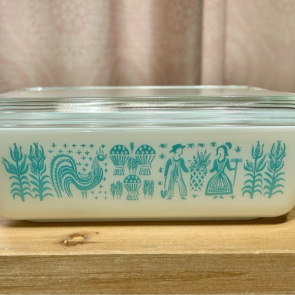Complete Vintage Pyrex Amish Butterprint Fridgies set. - Picture 9 of 9